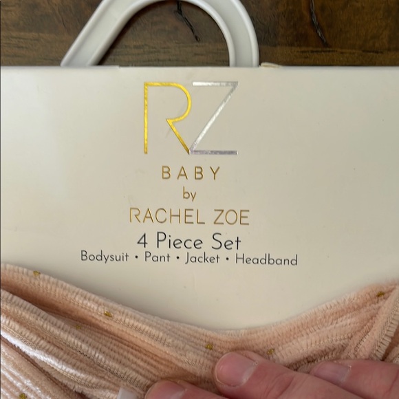 Pink Faux Fur Baby Jacket with Outfit Set - Picture 2 of 4